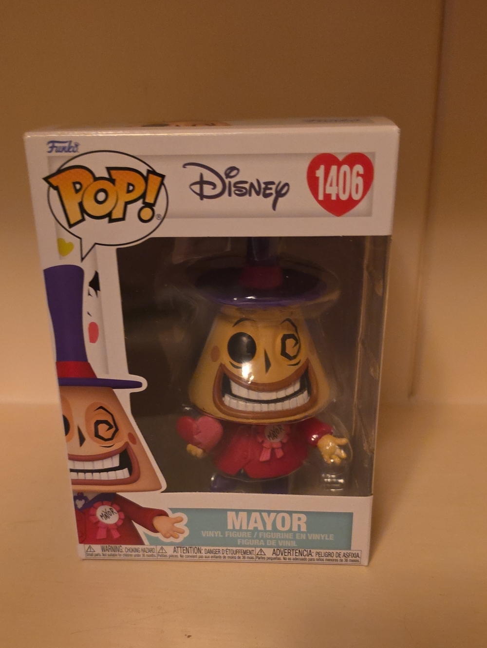 Funko Disney Mayor Pop! Vinyl - Red, Purple & Yellow